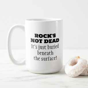 Tasse de café avec citation drôle de musique Rock'