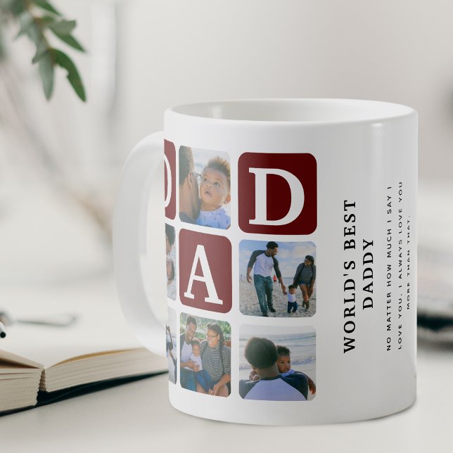 Tasse de café avec grille de photos multiples mode (Créateur téléchargé)