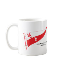 Tasse de café avec le double burgee