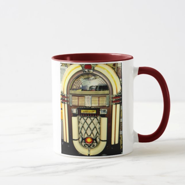 Tasse de café avec le juke-box "danse dans le (Droite)