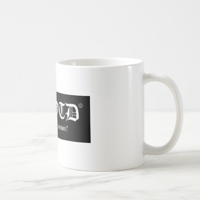 Tasse de café avec le logo d'AIQOTD (Droite)