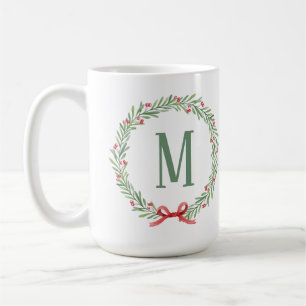 Tasse de café avec lettre de vacances personnalisa