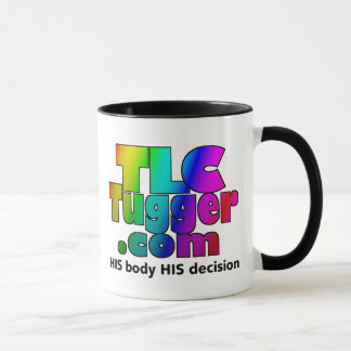 Tasse de café avec logo arc-en-ciel TLC Tugger