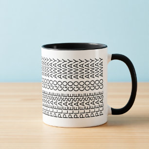 Tasse de café avec message caché pour introverti '