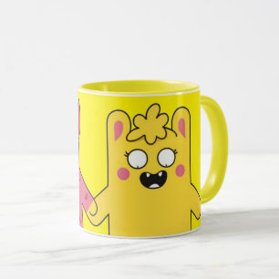 Tasse de Café avec Personnages de Dessins Animés