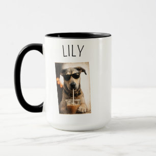 Tasse de café avec photo de compagnie personnalisé