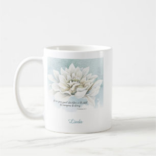 Tasse de café avec verset biblique