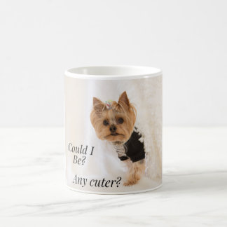 Tasse de café bébé Yorkie mignon – Pourrais-je êtr