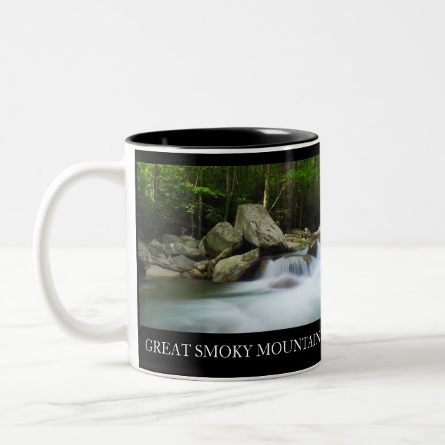 Tasse de café bilatérale Great Smoky Mountains (Gauche)