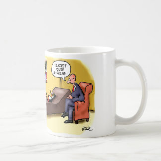 Tasse de café bipolaire de pingouin