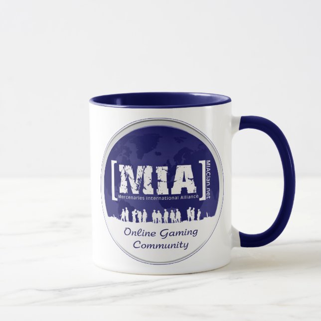 Tasse de café bleue de MIA (Droite)