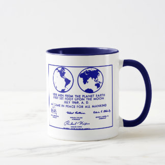 Tasse de café bleue "de PLAN d'APOLLO