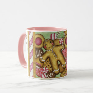 Tasse de café Bonhomme en pain d'épices pour biscu