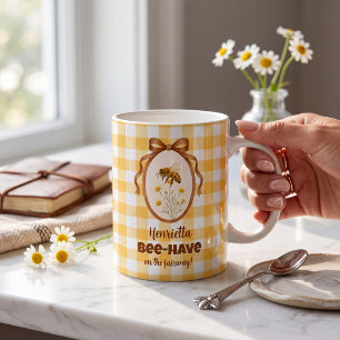Tasse de café cadeau de golf drôle d'abeille