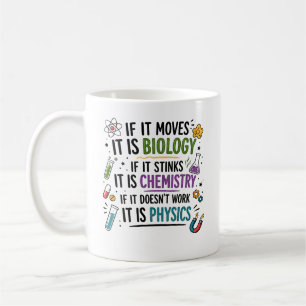 Tasse de café cadeau pour professeur de sciences d