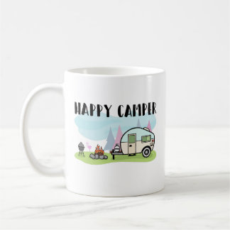 Tasse de café campante de Glamping de profondément