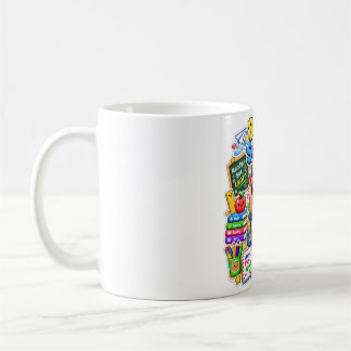 Tasse de café Capybara Kawaii de rentrée scolaire