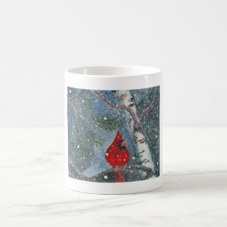 Tasse de café cardinale d'hiver de Milou