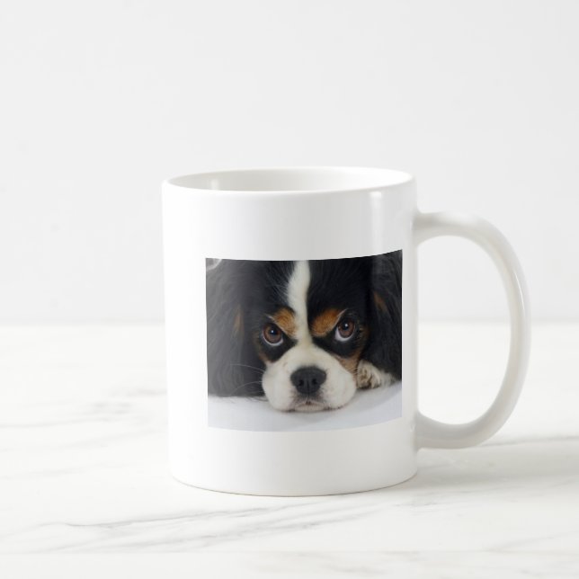 Tasse de café cavalière d'épagneul du Roi Charles (Droite)