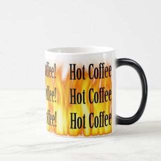Tasse de café chaude de disparition