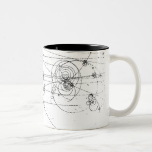 tasse de café chic de voies de particules de geek