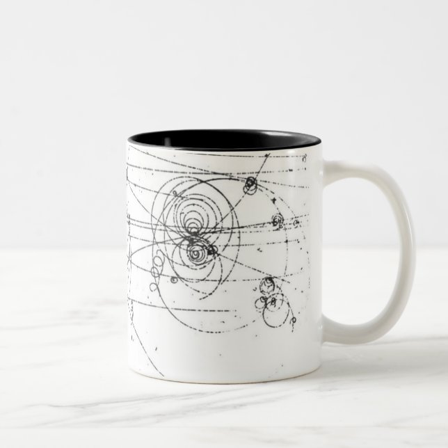 tasse de café chic de voies de particules de geek (Droit)