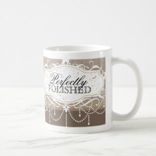 Tasse de café chique de salon de clou
