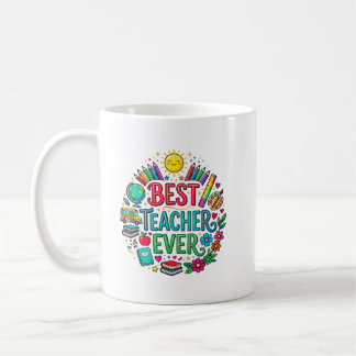 Tasse de café colorée Meilleur Professeur
