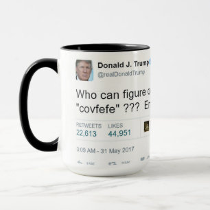 TASSE de CAFÉ COMBINÉE de COVFEFE 15OZ PAR ZAZZ_IT