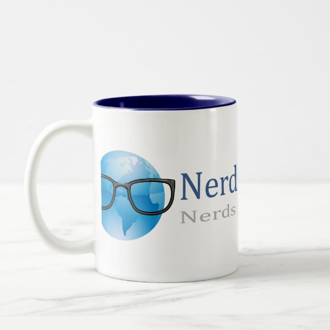 Tasse de café courante de troupeau nerd (Gauche)