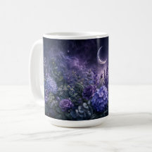 Tasse de café Crescent Garden Botanica au clair de