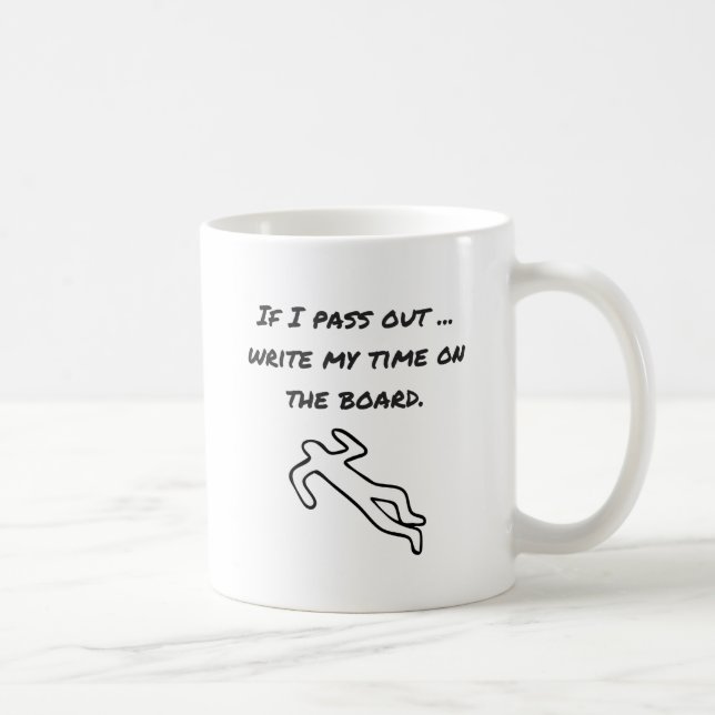 Tasse de café Crossfit-Inspirée de nouveauté (Droite)