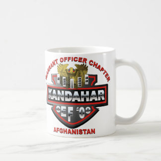 Tasse de café d'adjudant d'OEF