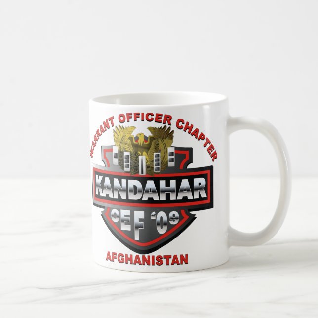 Tasse de café d'adjudant d'OEF (Droite)