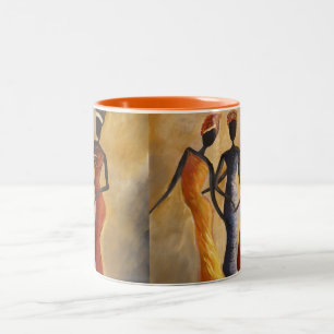 Tasse de café d'Afro-américain