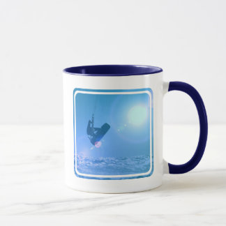 Tasse de café d'air de kitesurf