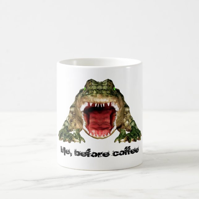 Tasse de café d'alligator (Centre)