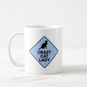 Tasse de café Dame Folle de Chats