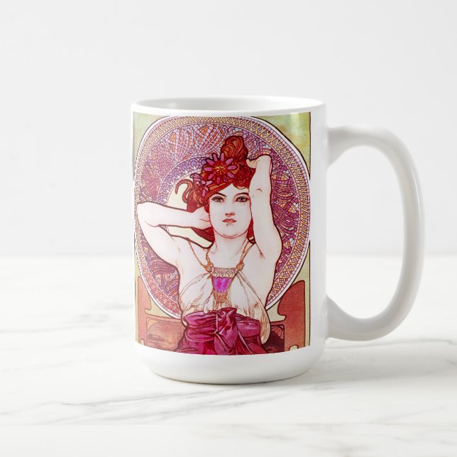Tasse de café d'améthyste d'Alphonse Mucha (Droite)