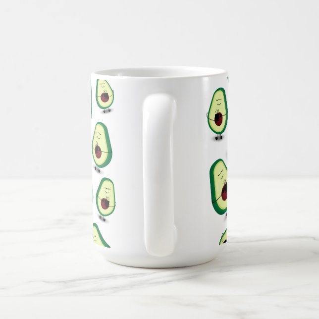 Tasse de café d'amour d'avocat (Poignée)
