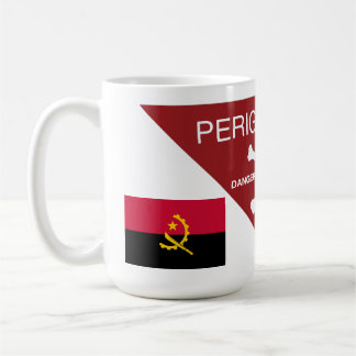 Tasse de café Danger Mines !