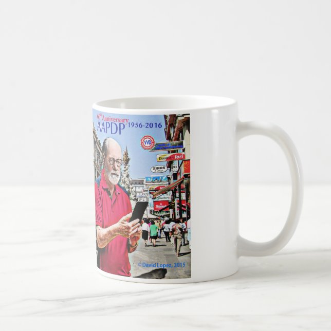 Tasse de café d'anniversaire d'AAPDP soixantième (Droite)