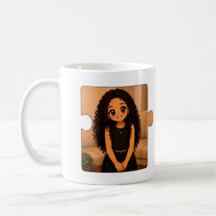 Tasse de café d'anniversaire de famille mignonne p