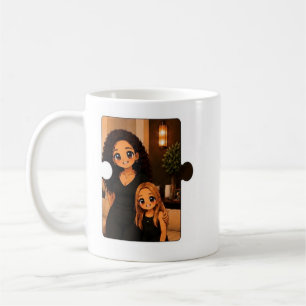 Tasse de café d'anniversaire de famille mignonne p