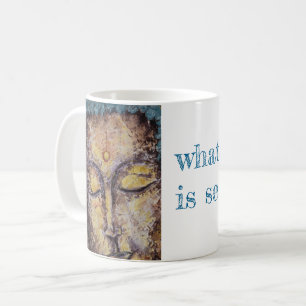 Tasse de café d'art de Bouddha de citation de zen