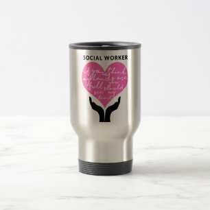 Tasse de café d'assistant social