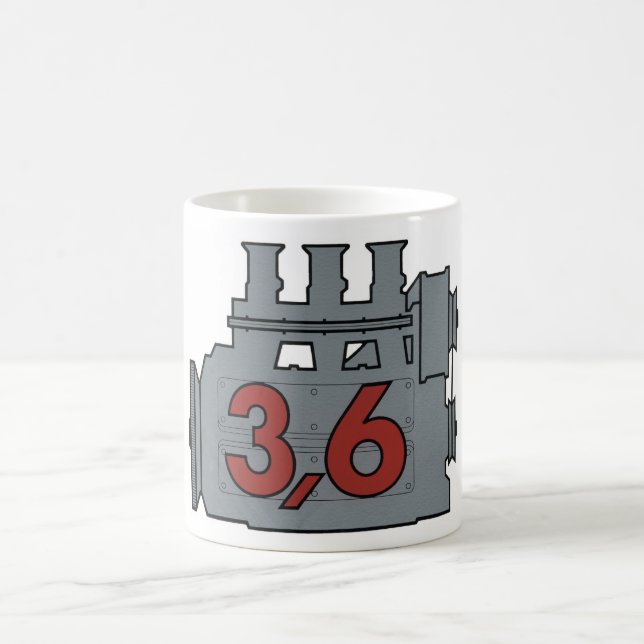 tasse de café de 3,6 moteurs (Centre)