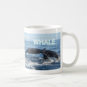 Tasse de café de baleine d'océan