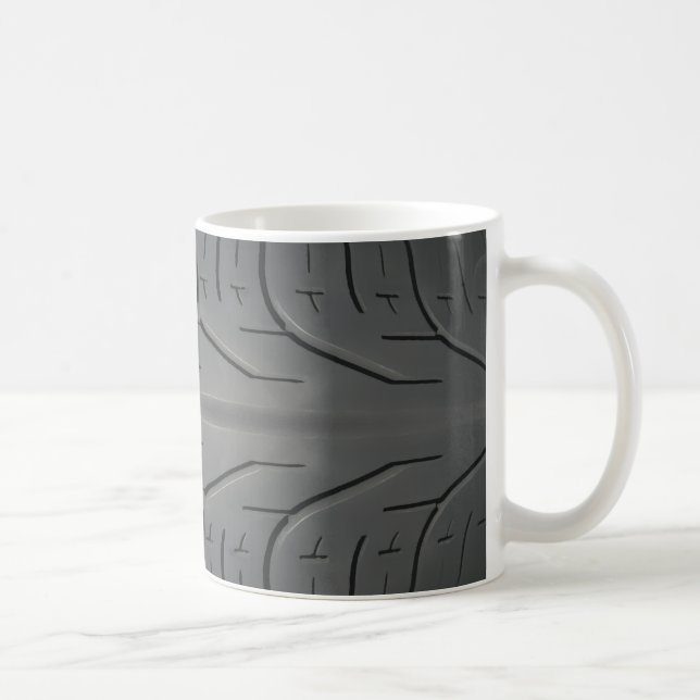Tasse de café de bande de roulement du pneu des (Droite)