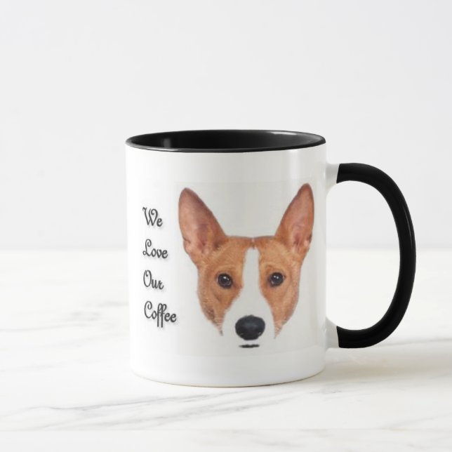 Tasse de café de Basenji (Droite)